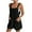 Black, variant on Summer Rompers for Women Casual Jumpsuit with Pocket Solid Color Button Strap Sleeveless Wide Leg Short Jumpsuit for Beach