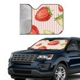 thumbnail image 3 of Kdxio Strawberries Print Front Windshield Sun Shade,Folding Auto Sunshade for Car Truck SUV-Medium, 3 of 7