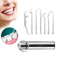 thumbnail image 3 of Juego de 7 palillos de dientes de acero inoxidable BuyWeek kit de limpieza portátil y reutilizable, 3 of 14