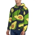 thumbnail image 2 of Bingfone Fresh Avocado Men'S Drawstring Hoodie Long Sleeve Pocket Sweatshirts-Medium, 2 of 9