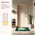 thumbnail image 3 of ODIKA 8'x10' Machine Washable Non-Slip Area Rug, Starry Monstera with Pine Arbor Flutter and Emerald Flair High Traffic Rug, Green, 198589, 3 of 7