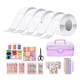thumbnail image 1 of Soplar burbujas cinta de doble cara juguete educativo cintas multiusos tiras cinta que , 5 uds claro, 5 cm con caja de almacenamiento, 1 of 9