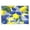 Abstract Printmaking Style, variant on Rectangular Placemat Set 12'x18' Exquisite Print Durable & Heat Resistant Colorful 3d Butterflies