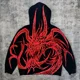 thumbnail image 2 of Sudadera holgada informal con capucha y manga larga estilo gótico, retro, moderno, estilo grafiti americano, estilo harajuku, punk clásico, estilo callejero, 2 of 2