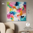thumbnail image 5 of Gossamer Colors Canvas Modern Colorful Print by Art Remedy, Gallery Wrapped, 40" x 40", 5 of 7