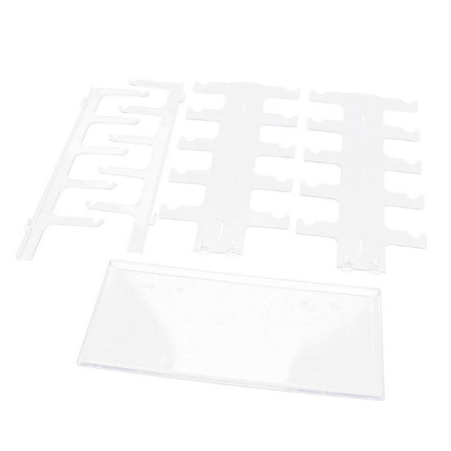 Almencla Clear Sunglasses Holder Rack Glasses Show Display Stand Organizer 10 Pair
