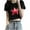 Black, variant on yillto Womens Graphic Tee Star Printed Short Sleeve Cute Shirts Causal Summer Crew Neck T shirts