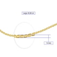 thumbnail image 3 of Collar cadena Oro 10k Tejido Valentina 40cm Horoz Wi96, 3 of 3