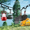 thumbnail image 3 of Laundry Drying Line, Neat Organization Nylon Comfortable Feel Camping Clothesline  For Garage, 3 of 8