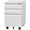 White, variant on NICEGDLT 3 Drawer File Cabinet on Wheels,25.6" H White Filing Cabinet with Lock,Under Desk Metal File Cabinet for Home Office Organizer Letters/Legal/A4(Fully Assembled)