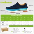 thumbnail image 6 of OrthoComfoot Mens Casual Orthopedic Walking Shoes with Arch Support, Suede Leather Dress Slip On Loafers for Plantar Fasciitis, Comfortable Slip Resistant Shoes for Foot and Heel Pain Relief, 6 of 7