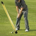 thumbnail image 1 of Wchiuoe Foldable Golf Practice Stick,Golf Practice Stick,Epoxy Fiberglass Rod Yellow Two Sections Golf Direction Indicator Stick Training Assist Foldable Correct Practice Pole, 1 of 8