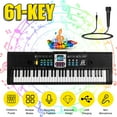 thumbnail image 3 of Meterk 61 Keys Digital Music Electronic Keyboard Piano Multifunctional Piano Keyboard for Kids Student With Microphone Musical Instrument, 3 of 7