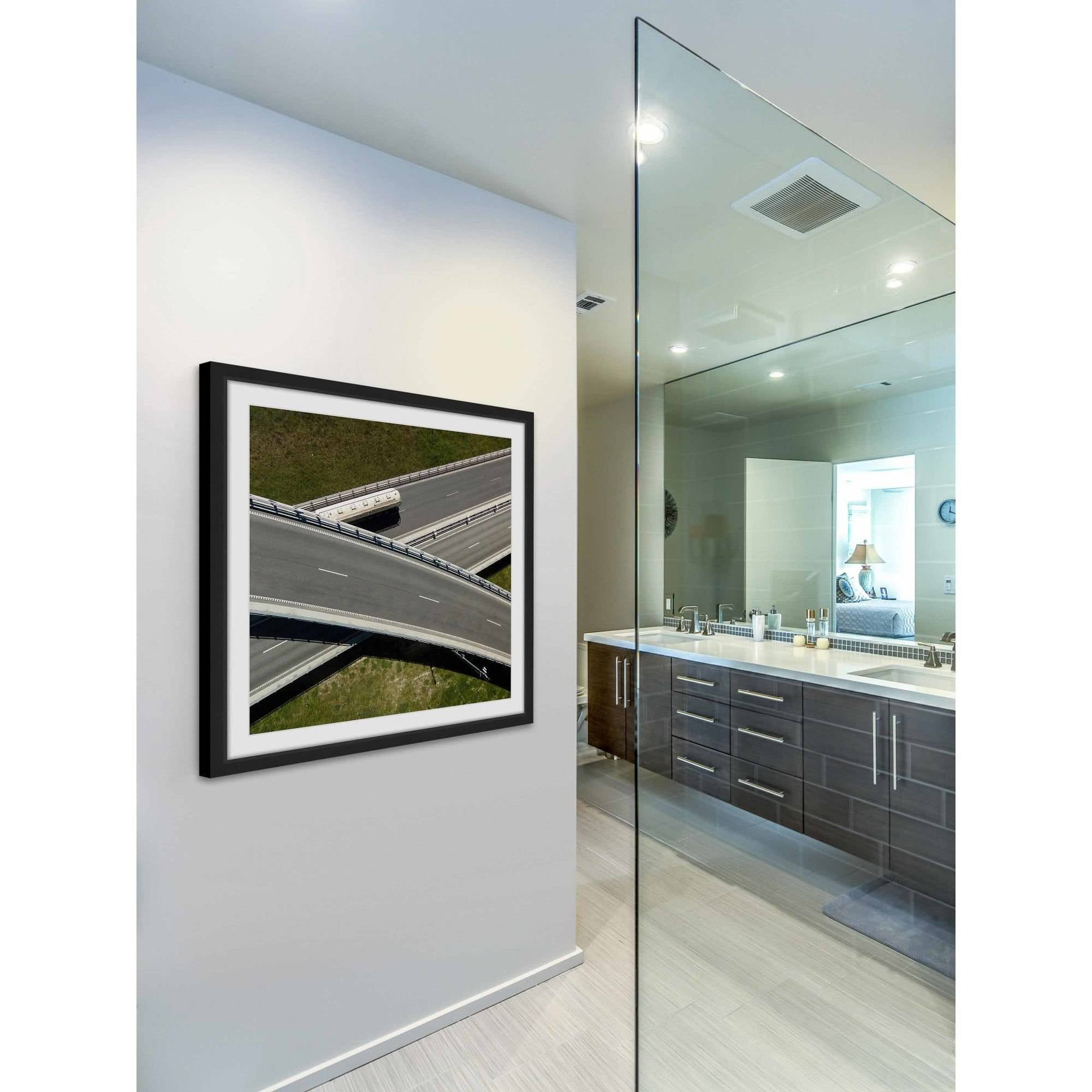"Overpass" Framed Painting Print