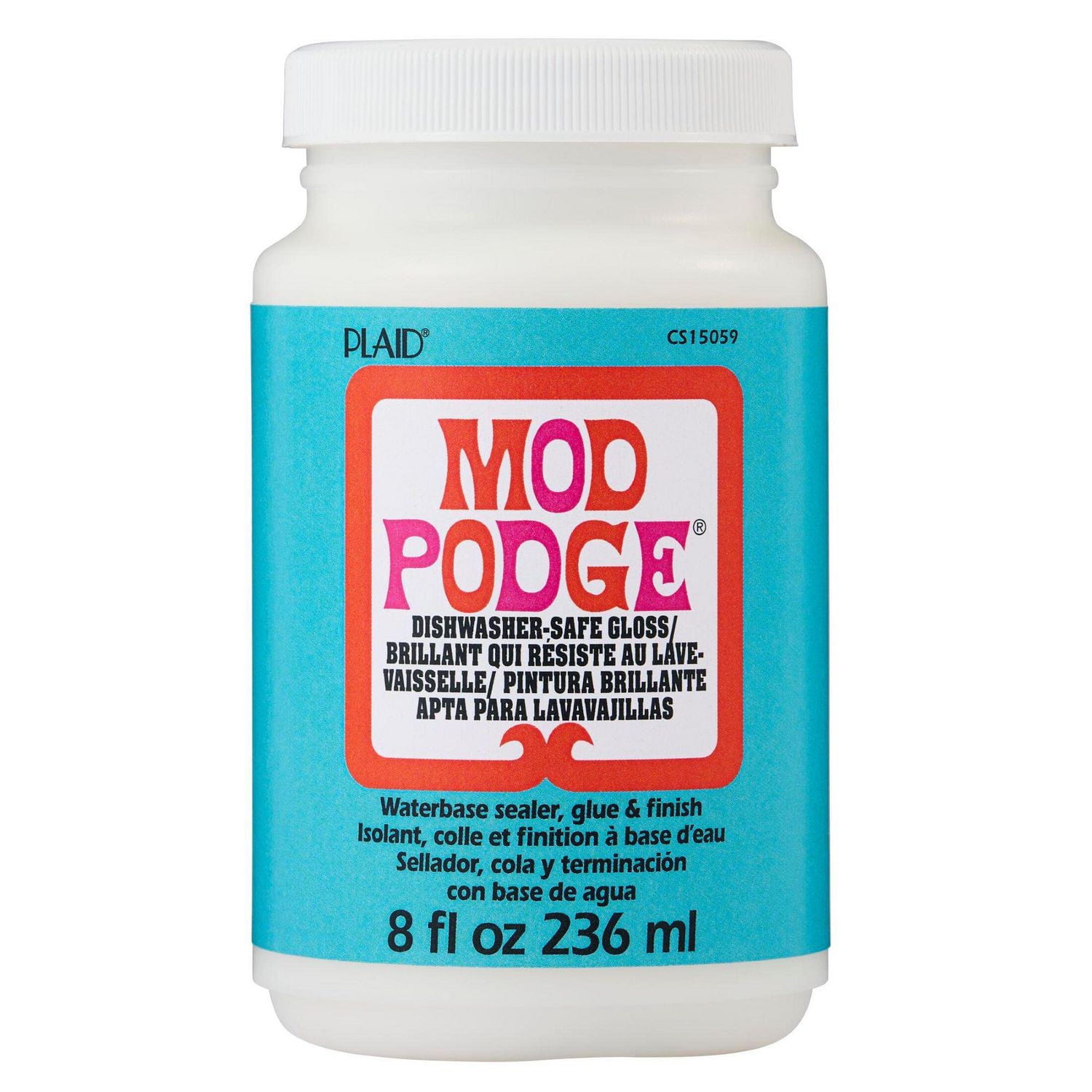 Mod Podge Brillant lavable au lave-vaisselle, 8 oz. Mod Podge lavable au lave-vaisselle
