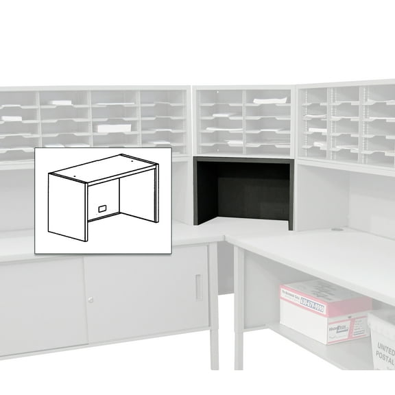 Modular Mailroom Sorter Components to customize your ideal mailroom storage solution. For use by itself, or paired with another Marvel Mailroom item.
