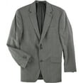 thumbnail image 2 of Michael Kors Mens Classic Two Button Blazer Jacket, Grey, 40 Regular, 2 of 2