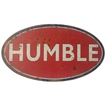 First of a Kind Metal Humble Sign Wall Farmhouse Decor, Easy to Hang - Vintage & Farmhouse Decor, Red, Blue Decor Metal Sign for Home & Kitchen, Bar, Garage