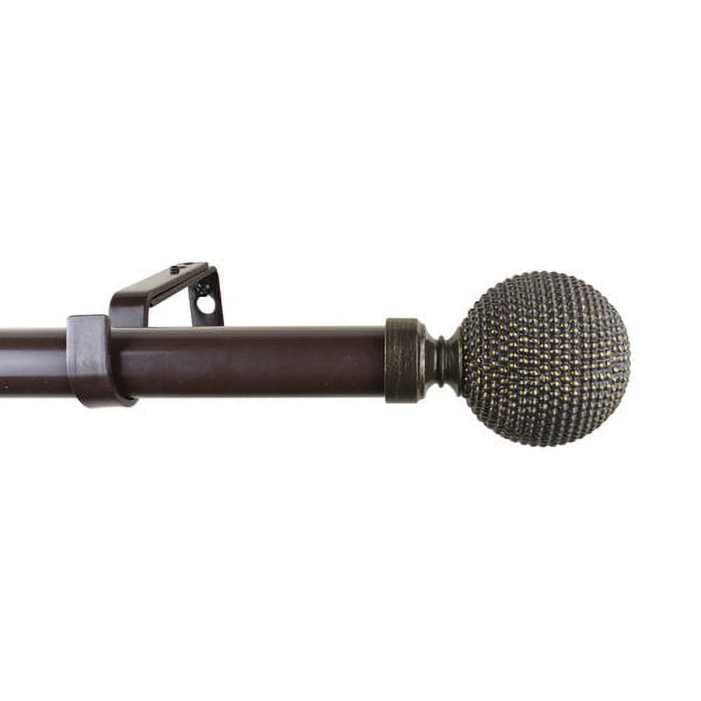 Urbanest Giato Adjustable Single Drapery Curtain Rod & Hardware Set