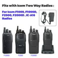 thumbnail image 3 of BC-213 Rapid Battery Charger For ICOM IC-F1000 IC-F1000S IC-F2000 IC-F2000S IC-A16 IC-F2000D IC-F1100D IC-F2100D IC-V88 IC-U88 IC-G88 Two Way Radio BP-279 BP-280 Li-ion Battery Charger, 3 of 7