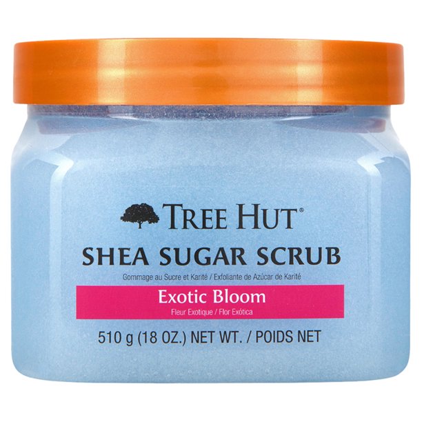 Tree Hut Shea Sugar Exfoliating Body Scrub Exotic Bloom, 18 Oz