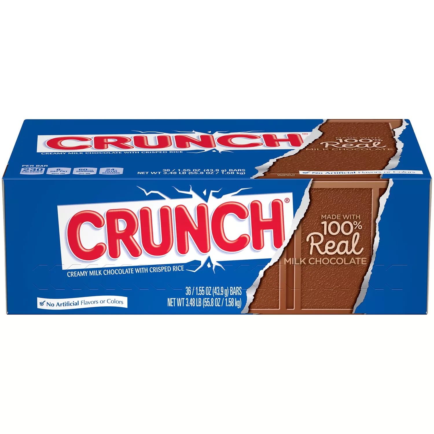 Nestle Crunch Candy Bar, 1.55 Ounce (36 Count)