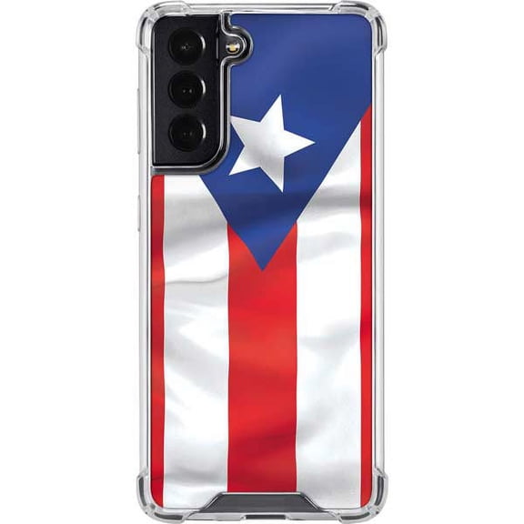 Skinit Countries of the World Puerto Rico Flag Galaxy S22 Clear Case