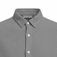thumbnail image 5 of Rvwovn Men's Waffle Knit Summer Shirts (S-5XL) Short Sleeve Button-Down Tops for Beach, Business and Casual Wear, 5 of 6