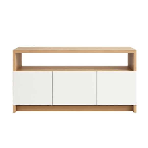 Hogare Centro de Entretenimiento para TV Buenos Aires, Mueble para TV Roble Blanco