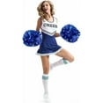 thumbnail image 3 of Hooshing 2/6/12PCS Cheerleading Pom Poms with Baton Handle for Team Spirit Sports Dance Cheering Kids Adults, 3 of 10