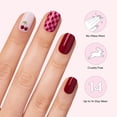 thumbnail image 6 of Dashing Diva Gloss Gel Nail Strips, Cha Cha Cherry, 32 Count, 6 of 6
