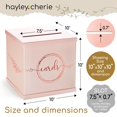 thumbnail image 3 of Caja de tarjetas de oro rosa rosa para fiesta Caja grande para 10 tarjetas de regalo Cumpleaños Novia y baby shower Recepción de boda Graduación Dulce 16 Quinceañera Aniversario Soporte para sobres co, 3 of 5