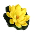 thumbnail image 4 of Yuarrent Flores artificiales de agua TureClos, flores de PE de tacto Real, flores decorativas de simulación para el hogar y la boda Decoración amarillo, 4 of 6