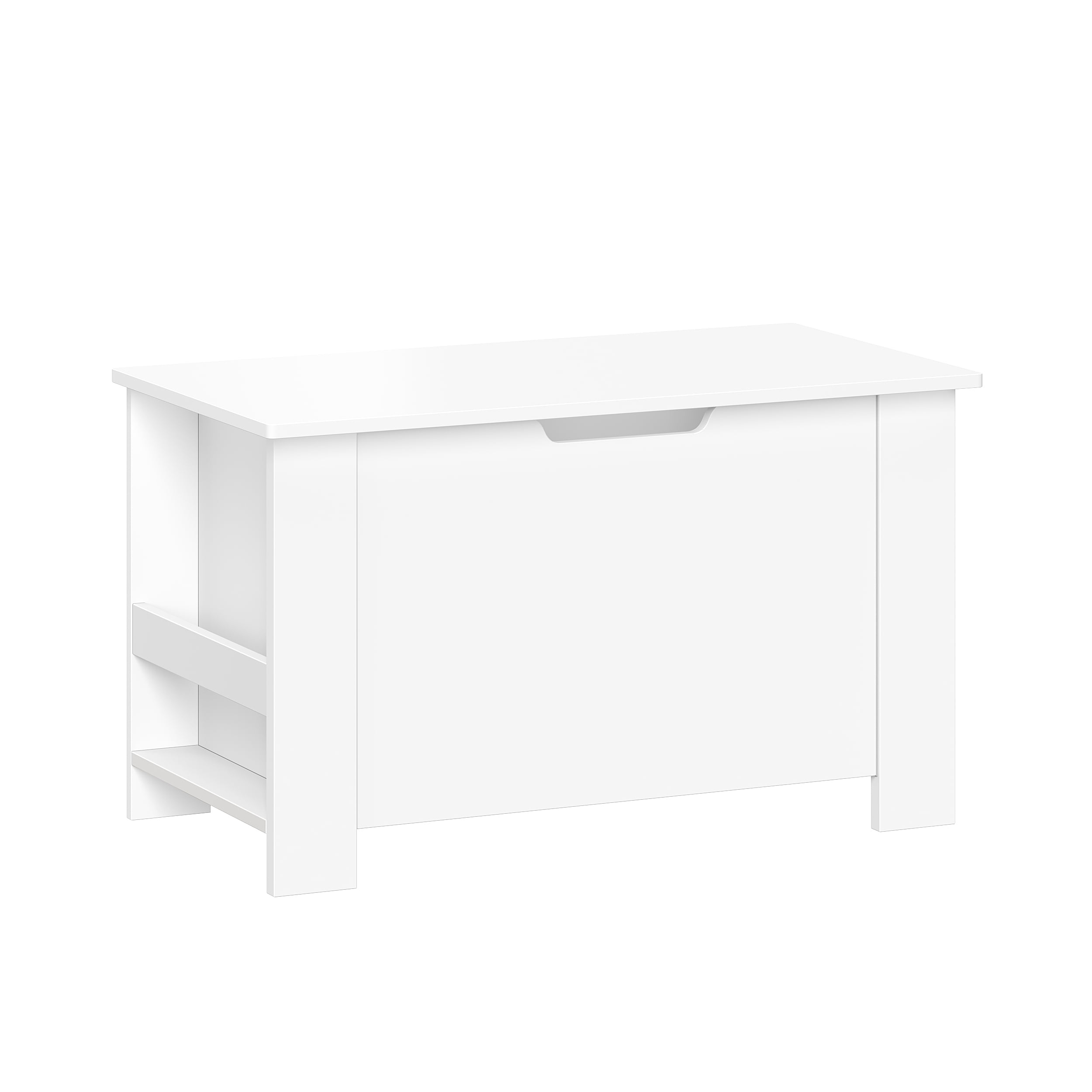 Book Nook Kids Toy Storage Box with Bookracks White Walmart