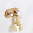 thumbnail image 2 of Colgador de gancho doble de acero inoxidable para cocina, baño, pared, puerta, toalla, bolsa de ropa, 2 of 8