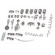thumbnail image 5 of Cuentas para Barba, 34 Uds., joyería de aleación para Barba, Anillos para Trenzas para el Cabello, Trenzas para el Cabello, Cuentas para Rastas, Grado Profesional, 5 of 9