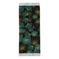thumbnail image 3 of Foulard à Franges pour Femmes, Texture Feuille de Ginkgo, Châle Long, Léger et Chaud, 3 of 6
