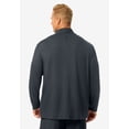 thumbnail image 3 of KingSize Men's Big & Tall Supersoft Jersey 1/4 Zip Pullover, 3 of 4