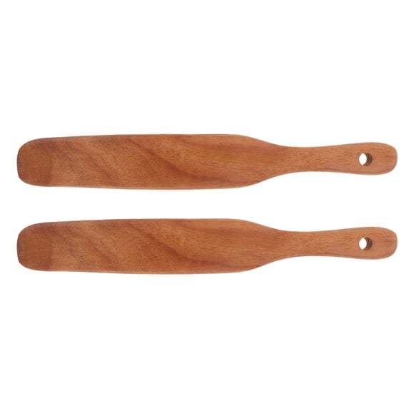 LEORX 2pcs Cream Jam Spreader Wood Kitchen Tool for Cooking with Long Handle and Elegant Design