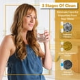 thumbnail image 6 of Express Water Heavy Metal Whole House Water Filter – 3 Stage Home Water Filtration System – Sediment, KDF, Carbon Filters – includes Pressure Gauges, Easy Release, and 1” Inch Connections, 6 of 9