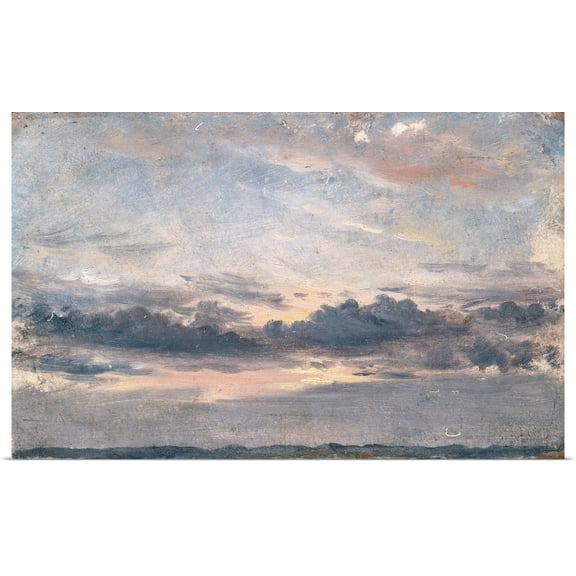 Great BIG Canvas | Rolled John Constable Poster Print entitled A Cloud Study, Sunset, c.1821