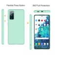 thumbnail image 2 of Samsung Galaxy S20 FE 5G Case, Takfox Liquid Silicone Case with Microfiber Lining Slim Soft Shockproof Gel Rubber Case Cover for Samsung Galaxy S20 FE 5G - Cyan, 2 of 7
