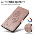 thumbnail image 5 of Flip Phone Case for Realme C30, Kickstand and 3 Card Slots, Shockproof and Scratch Resistant, Rose Gold, 5 of 15