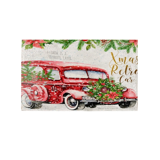 Jusqu'à 65% de Réduction Tapis de Table SMihono PVC, Tapis de Table de Noël, Tapis de Table d'Hôtel, Tapis de Table Imprimé