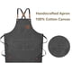 thumbnail image 4 of Delantal de lona Apron AFUN Chef para hombre y mujer, color gris, 4 of 7