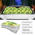 thumbnail image 5 of Disketp Windshield Sun Shade, Car Sun Shade For Front Window Kiwi And Avocado Sunshades Sun Visor Protector Blocks Uv Rays Foldable, 5 of 9