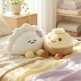 thumbnail image 2 of 12" Cute Dumpling Plush Pillow,Lifelike Cartoon Animal Doll,Plushie toys Birthday Gifts for Kids Children Girls Boys Bun, 2 of 9