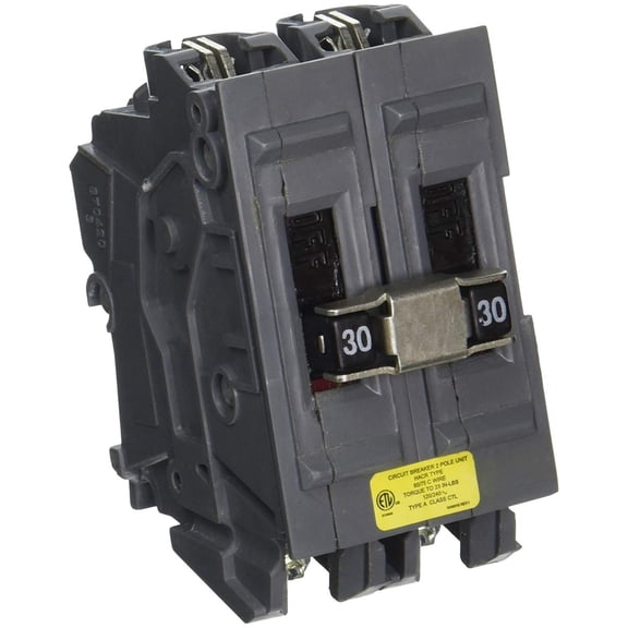 Connecticut Electric Circuit Breaker UBIA Standard 2-Pole - 30 Amps