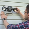 thumbnail image 3 of Mr. Beams MBN3000 Netbright 500 Lumen High Performance Wireless Battery Powered Motion Sensing LED Dual Head Security Spotlight, Brown, 3 of 5