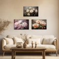 thumbnail image 5 of ZHONGYUTONG Flower Canvas Wall Art Abstract Pink Floral Painting Prints Elegant Blooming Botanical Pictures Vintage Artwork Home Decor Framed (12.00" x 18.00"), 5 of 6